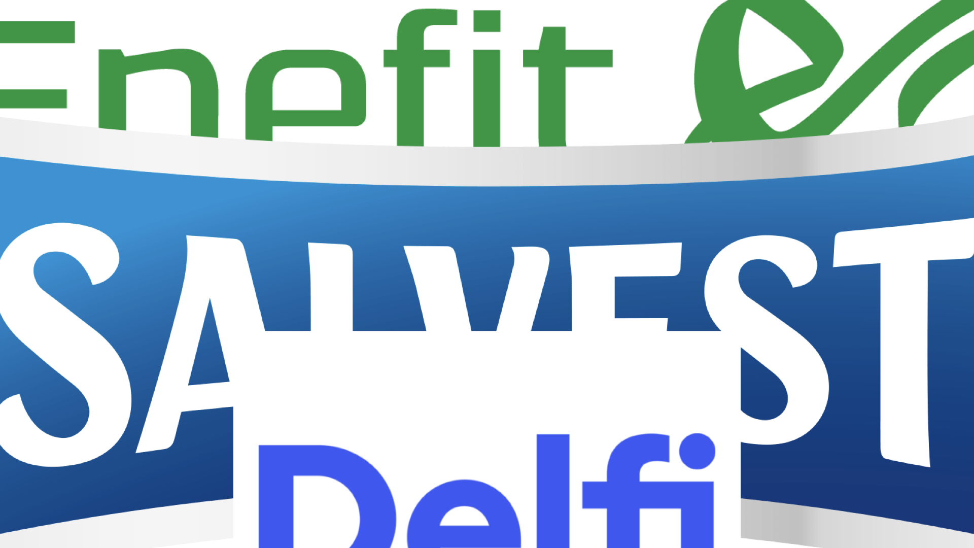 Cropped Enefit, Salvest and Delfi brand marks